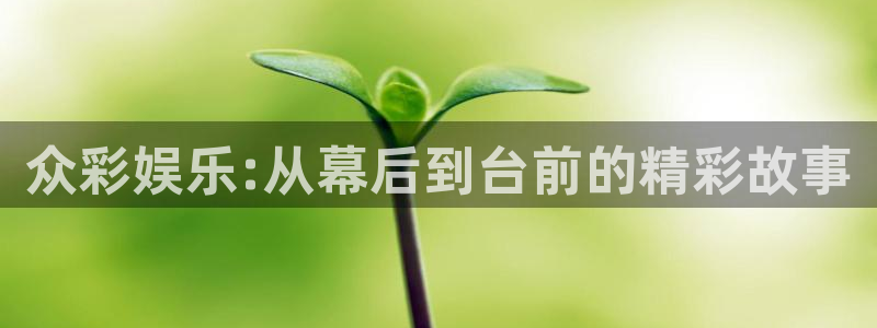 众合官网ccm赏金女王：众彩娱乐:从幕后到台前的精彩故事